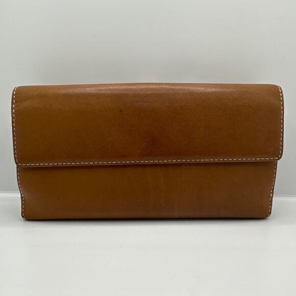 Vintage Soho COACH Brown Buckle Y2k Leather Wallet - Picture 2 of 10